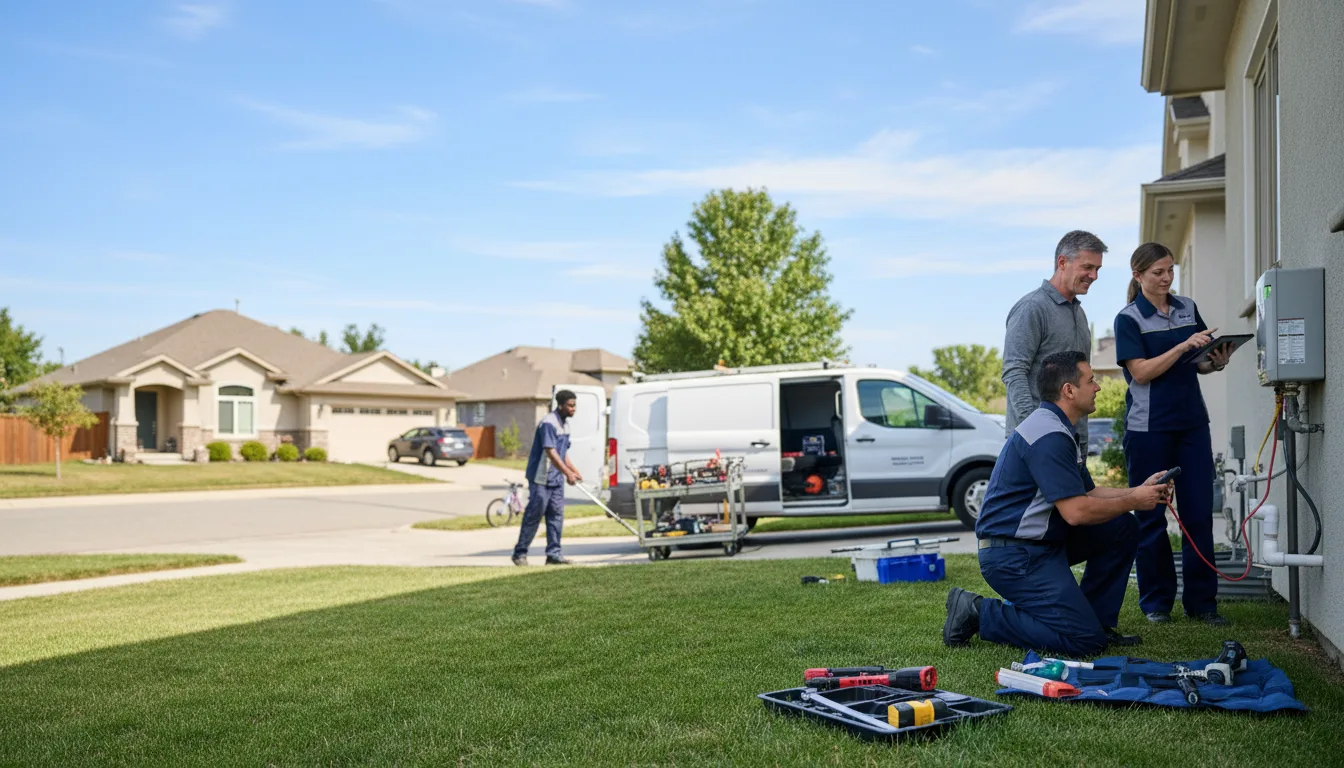 Tankless water heater service in Marietta, OK